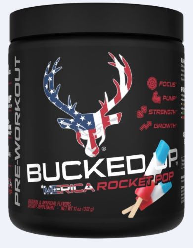 Bucked Up Preworkout Rocket  Pop 30 Servings