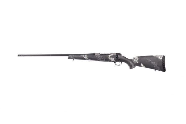 Weatherby Mark V Backcountry Ti 2.0 .338 Weatherby RPM, 24" Barrel, Left Hand, 4 rnd - Grey/White [MPN:MBT20N338WL6B]