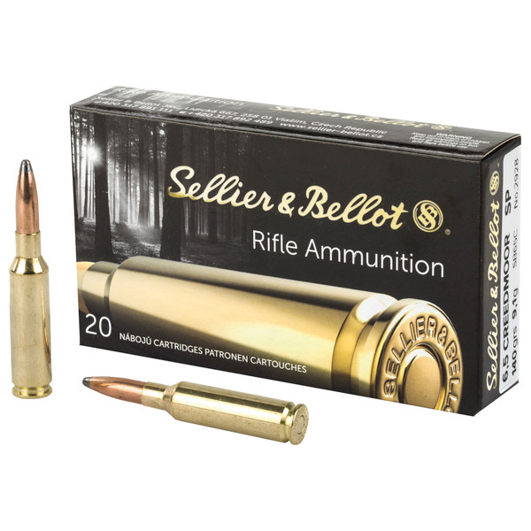 Sellier & Bellot 6.5 CREEDMOOR, 140gr, SP - 20 Rounds (FDS)