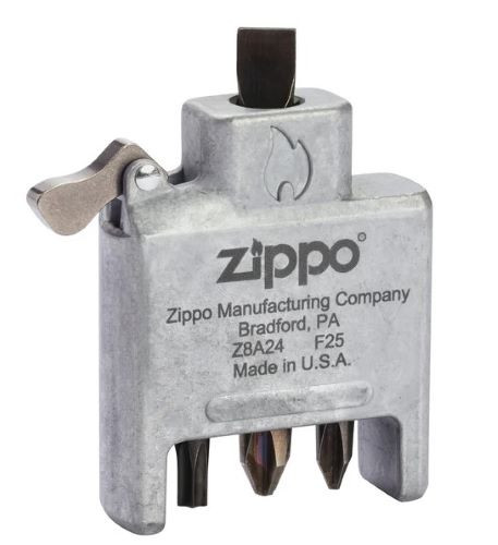 Zippo Bit Safe Screwdriver  Insert 3 Bits Usa Made