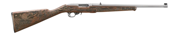 Ruger 10/22 250th Anniversary .22 LR, 18.5" Barrel, 10 rnd - Stainless/Walnut [MPN:32038]
