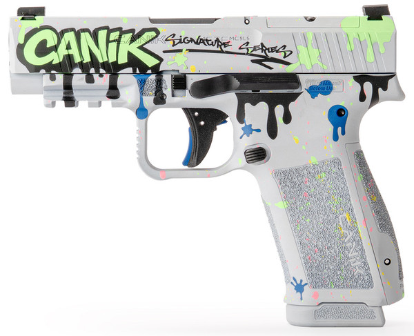 Canik Mete MC9LS Signature Drip 9MM, 3.64" barrel, 17 rounds - White Cerakote [MPN: HG7896DRW-N]