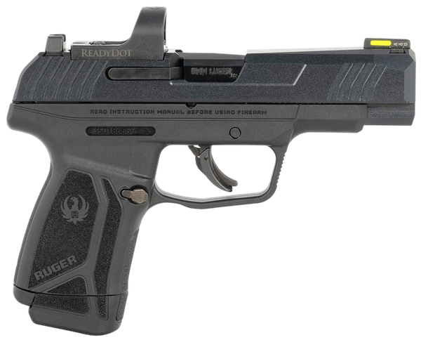 Ruger Max-9 9mm, 4" Barrel, Red Dot, 12 rnd - Black [MPN:3521]
