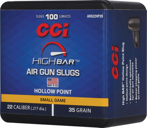 Cci High Bar Air Pellets 22  35gr Hp 100rd Box 5bx/cs