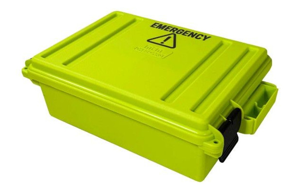 Mtm Emergency Box 3  19.15.75x5.25 Yellow Green