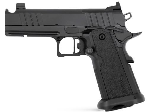Tisas 1911 Carry 9 DS Comp 9mm, 4.25" Barrel, Optic Ready, 17 rnd - Black [MPN:12500022]