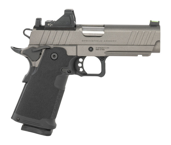Springfield 1911 DS Prodigy Gear Pac 9mm, 4.25" Barrel, Viridian RFX-11, 20 rnd - Tungsten [MPN:PH9117AOSBTPAC]