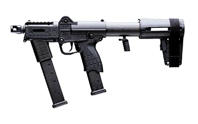 Kel-Tec SDP9, 9mm Luger, 27+1, 6" Threaded Barrel, Receiver w/ Picatinny Rail, Folding Pistol Brace, Polymer Grip, Black [MPN: SDP9BLKT]
 