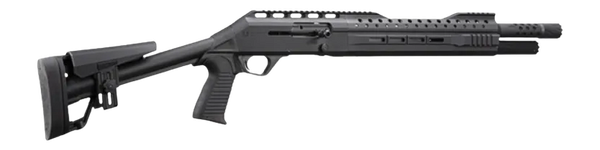 Panzer Arms 240 Tactical 12 GA, 18.5" Barrel, 5 rnd - Black [MPN:PAEG240TSSB]