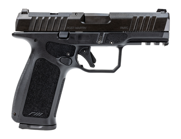 Rost Martin RM1CX 9mm, 4" Barrel, CA Compliant, 10 rnd - Black [MPN:RM1CXBLKOSP10CA]