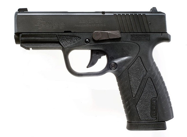 Bersa BPCC 9mm, 3.3" Barrel, Optic Ready, 8 rnd - Black [MPN:BP9MCCOR]