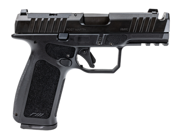 Rost Martin RM1CX Comp 9mm, 4" Barrel, Optic Ready, CA Compliant, 10 rnd - Black [MPN:RM1CXBLKOSP10CA(COMP)]