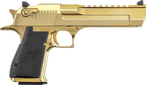 Magnum Research Desert Eagle Mark XIX .357 Mag, 6" Barrel, 9 rnd - Gold Zirconium Nitride [MPN:DE357ZNG]