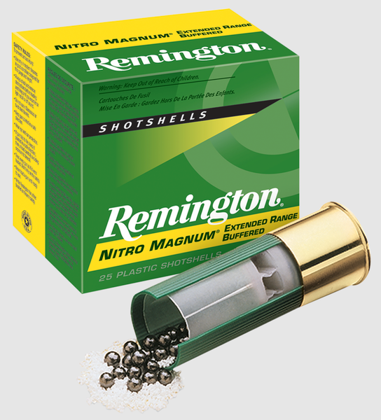 Remington Nitro Mag 12 GA 3in. 15/8oz. #4 Shot  25 Rounds [MPN: 26674]