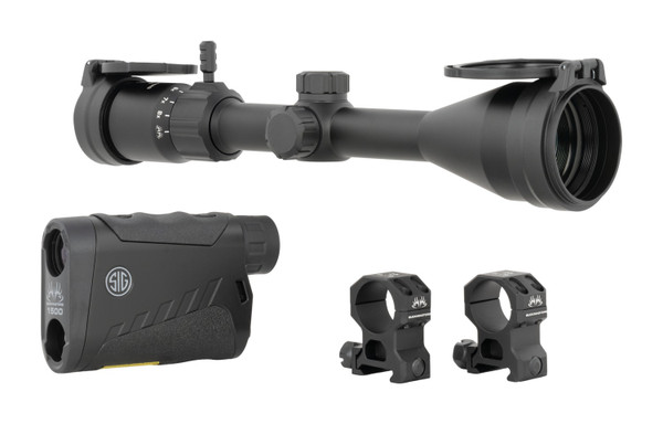 Sig Sauer Electro-optics , Sig Sok15bm08 Buckmaster 3-9x50 W/rf & Rings Kit