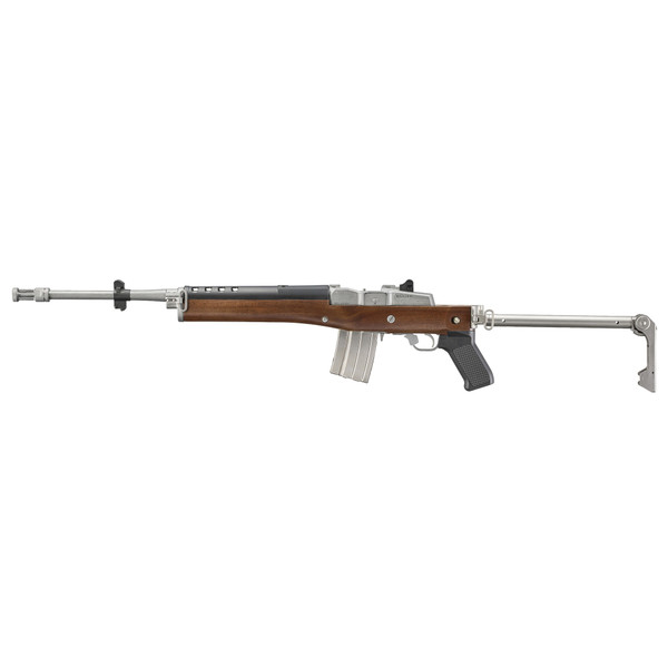 Ruger Mini-14 Tactical, 5.56 NATO, 20+1 Rds, 18.50" Barrel, Retro Walnut Folding Stock [MPN: 15800]