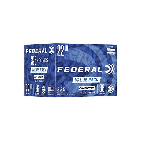 Image of Federal Champion .22 LR, 36gr, LHP - 325 Rounds