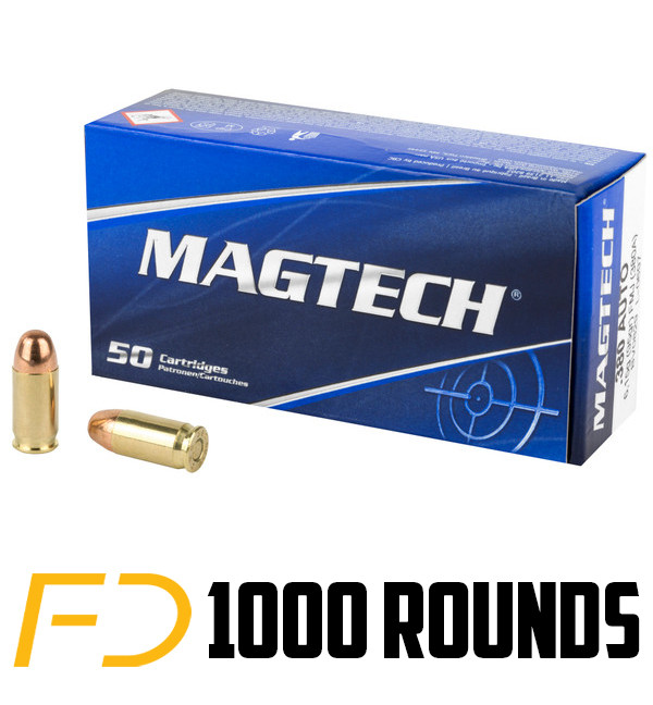 Image of Magtech .380 ACP, 95gr, FMJ - 1000 Rounds (Case) - Free Shipping