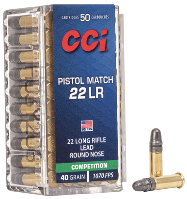 CCI Competition Pistol LRN Ammo