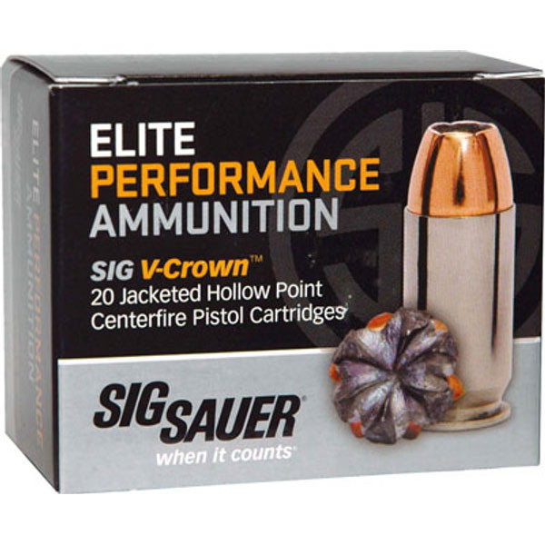 Image of Sig Sauer Elite Performance .380 ACP, 90gr, JHP - 20 Rounds [MPN: E380A120]