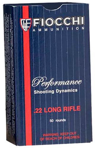 Image of Fiocchi .22 LR, 40gr, LRN - 50 Rounds [MPN: 22FLRN]