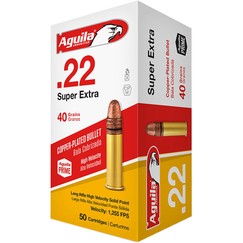 Image of Aguila Super Extra .22 LR, 40gr, CPSP - 50 Rounds [MPN: 1B220328]