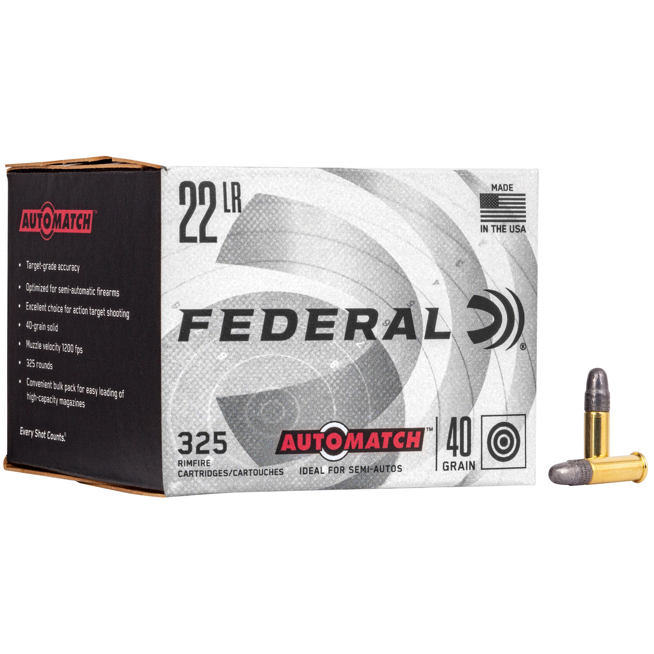 Image of Federal Champion Traning .22 LR, 40gr, LRN - 325 Rounds [MPN: AM22]