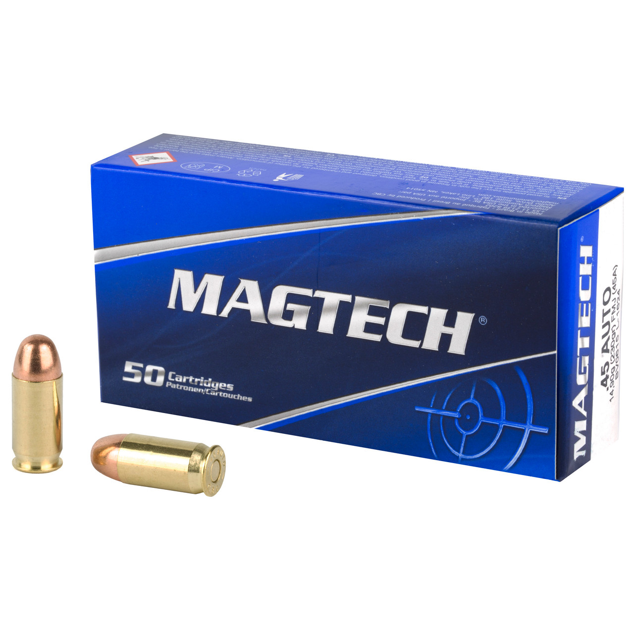 Image of Magtech .45 ACP, 230gr, FMJ - 50 Rounds (754908119011)