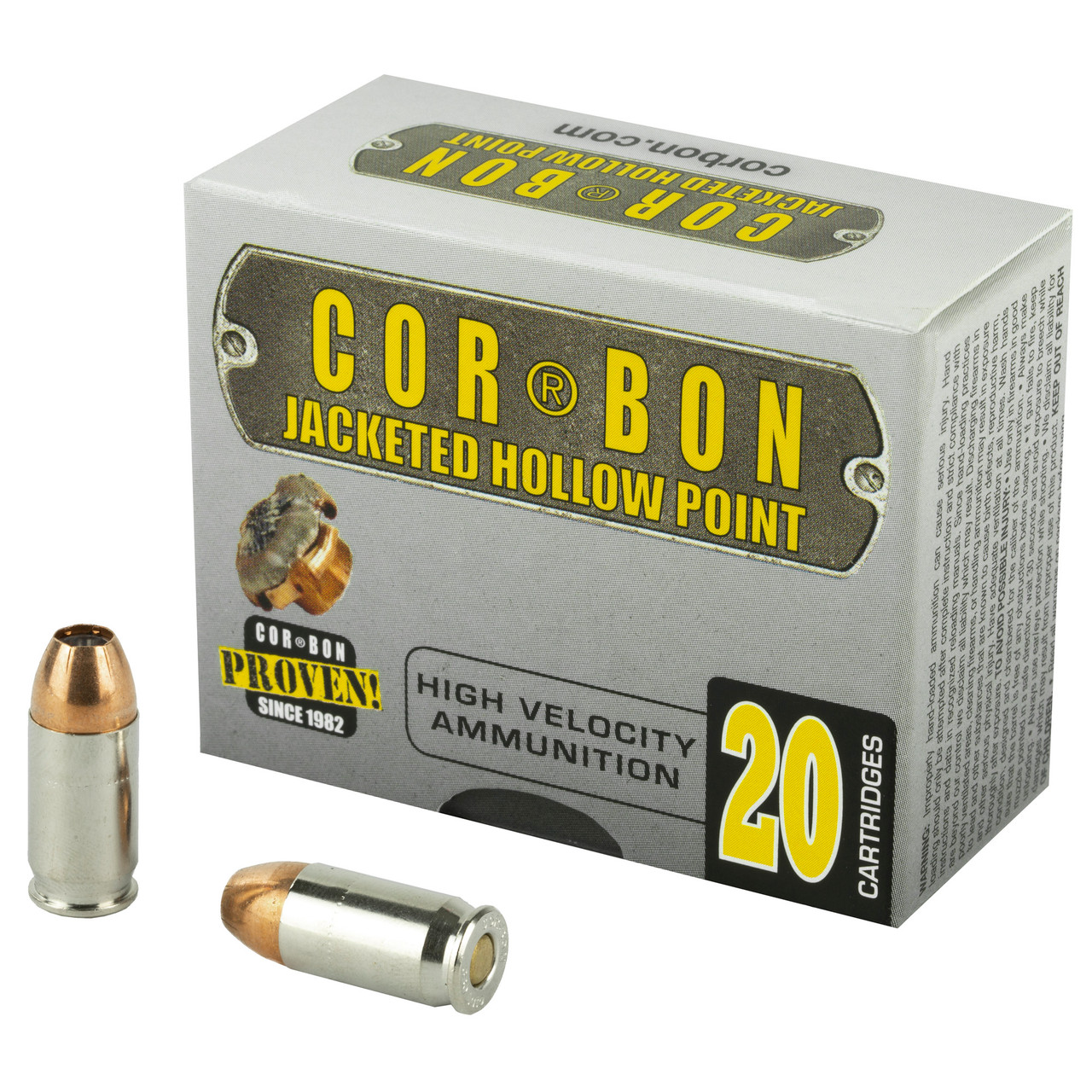 Image of CorBon Self Defense .380 ACP, 90gr, JHP - 20 Rounds [MPN: 38090]