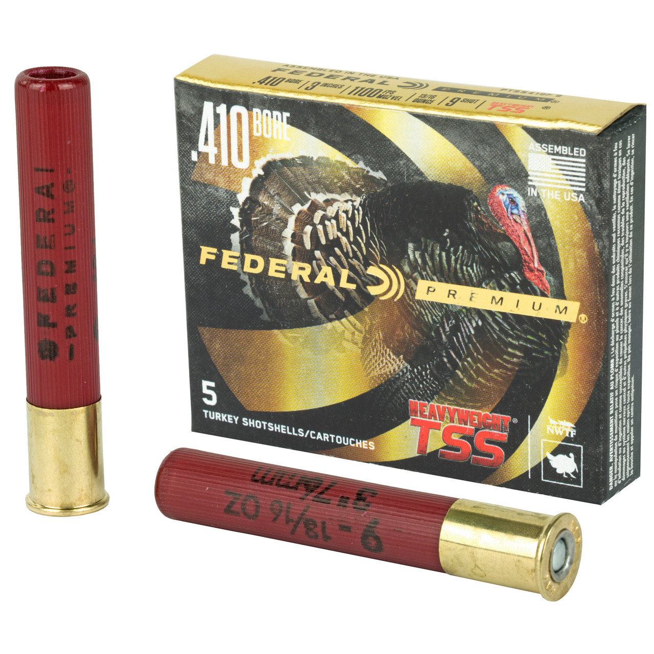 Image of Federal Heavyweight TSS 410 Bore Size 9 5 Count