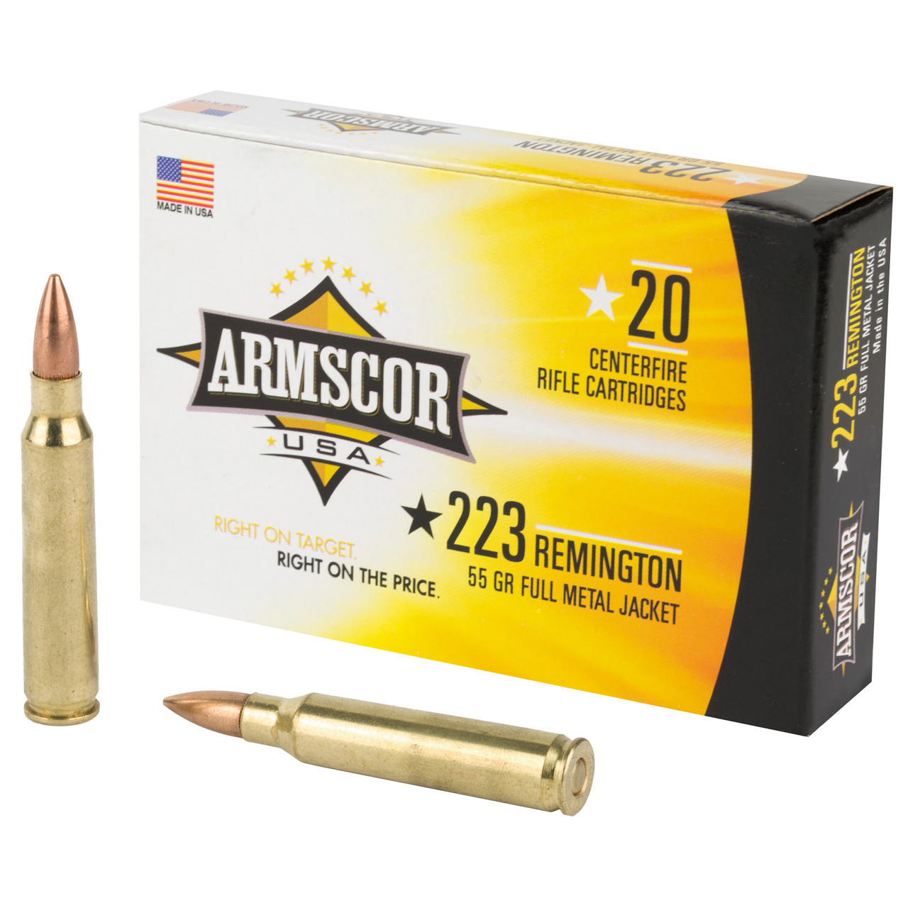 Image of Armscor .223 REM, 55gr, FMJ - 20 Rounds [MPN: FAC223-1N]