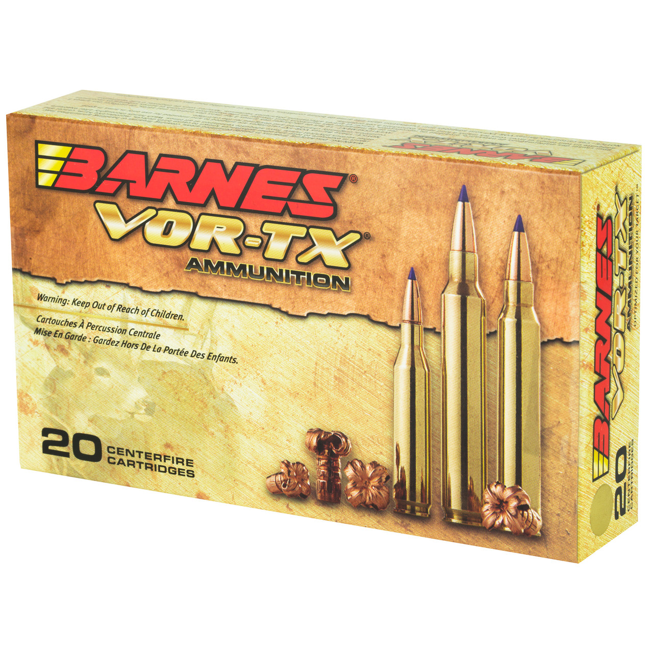 Image of Barnes Bullets Vor-Tx .300 WIN MAG, 165gr, TTSX - 20 Rounds [MPN: 21537]