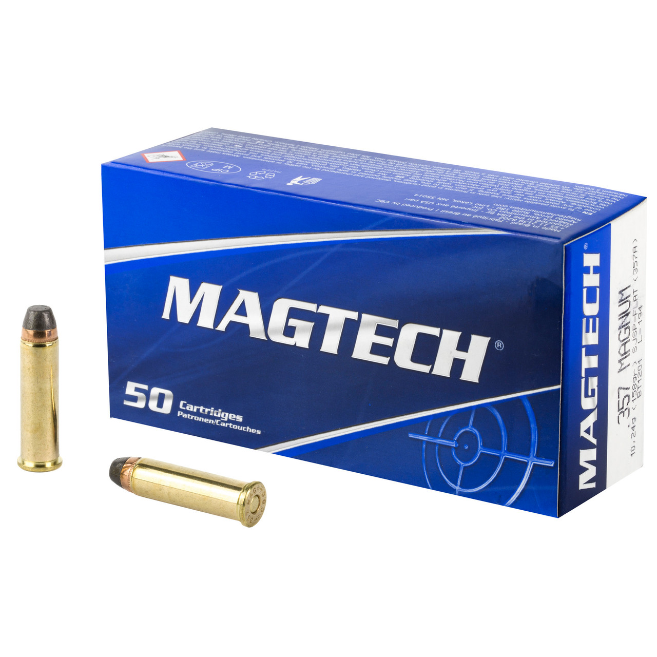 Image of Magtech .357 MAGNUM, 158gr, SJP - 50 Rounds [MPN: 357A]