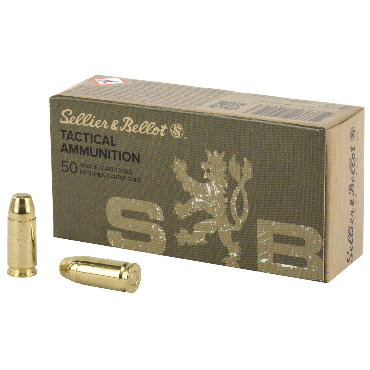 Image of Sellier & Bellot Subsonic 9MM, 140gr, FMJ - 50 Rounds [MPN: SB9SUBA]