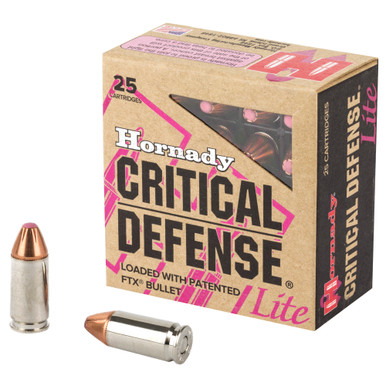 Hornady Critical Defense FTX [MPN 90240 Ammo