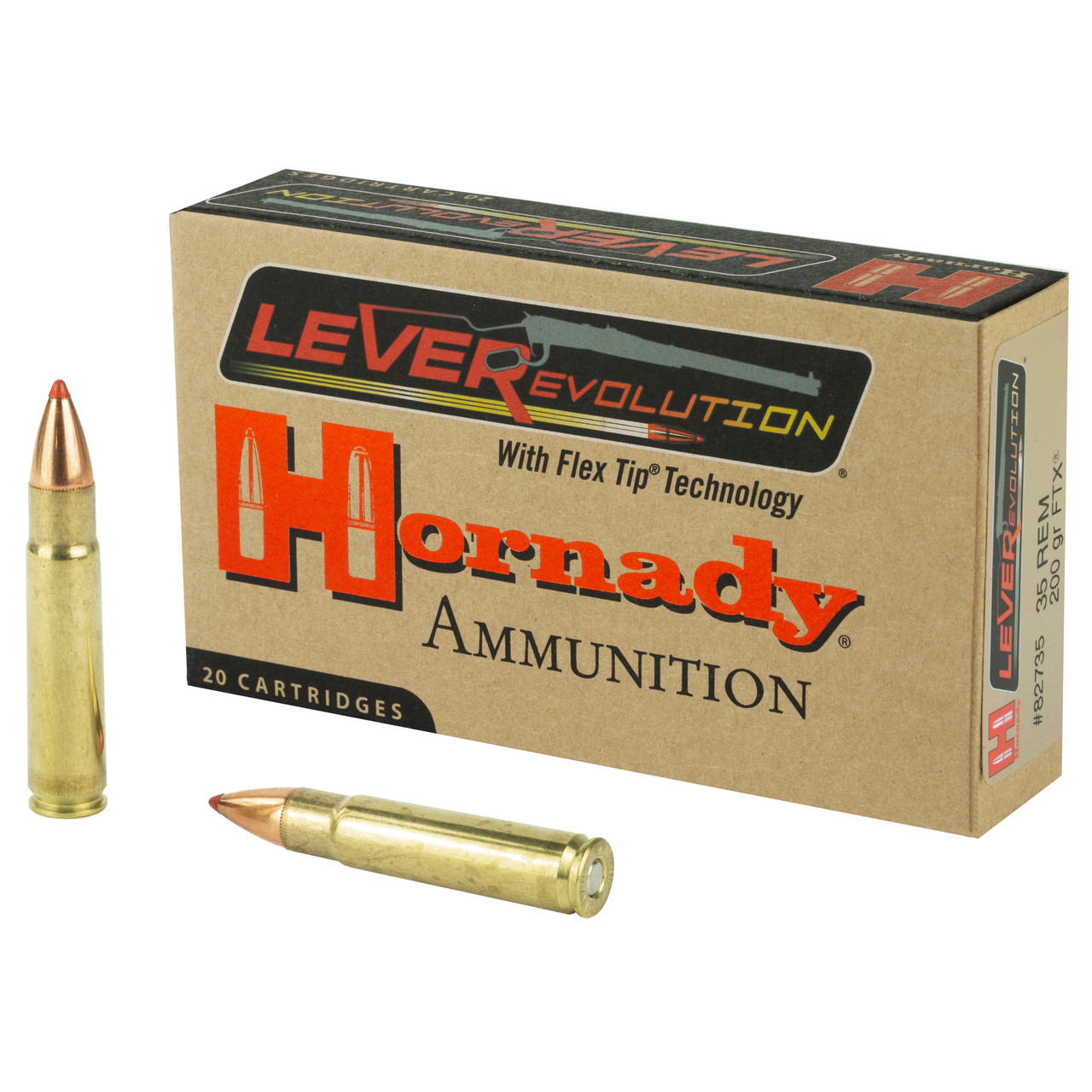 Image of Hornady Leverevolution .35 REM, 200gr, FTX - 20 Rounds [MPN: 82735]