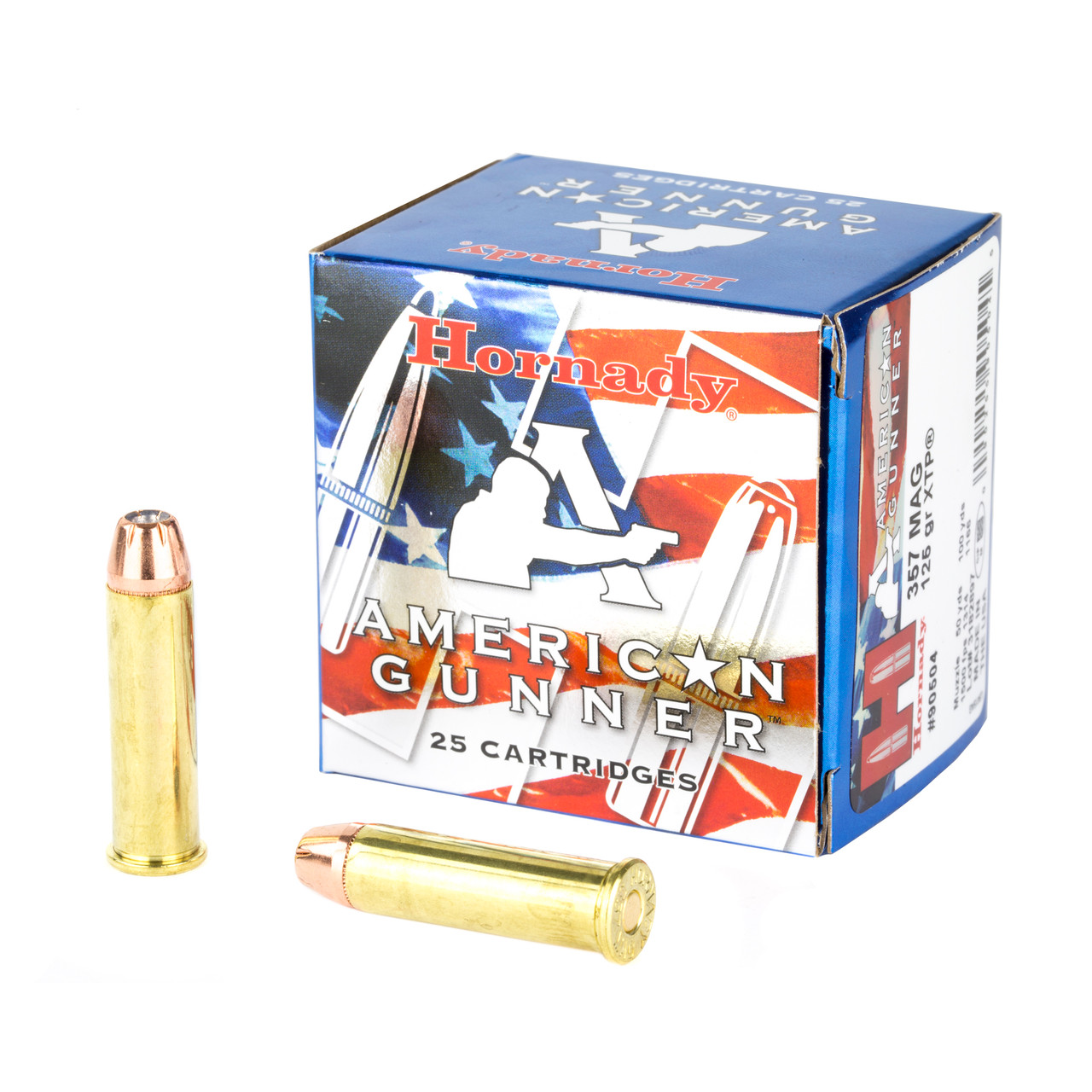 Image of Hornady American Gunner .357 MAGNUM, 125gr, XTP - 25 Rounds [MPN: 90504]