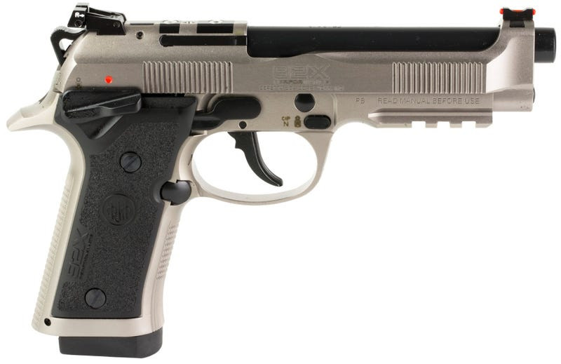 Image of BERETTA 92X PERFORMANCE CARRY 9MM 4.9" BARREL 15RD STAINLESS OPTICS READY