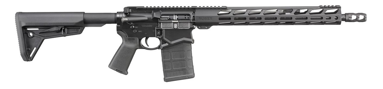 Image of Ruger SFAR .308 Winchester, 16" Barrel, 20rd, Black, Magpul Furniture