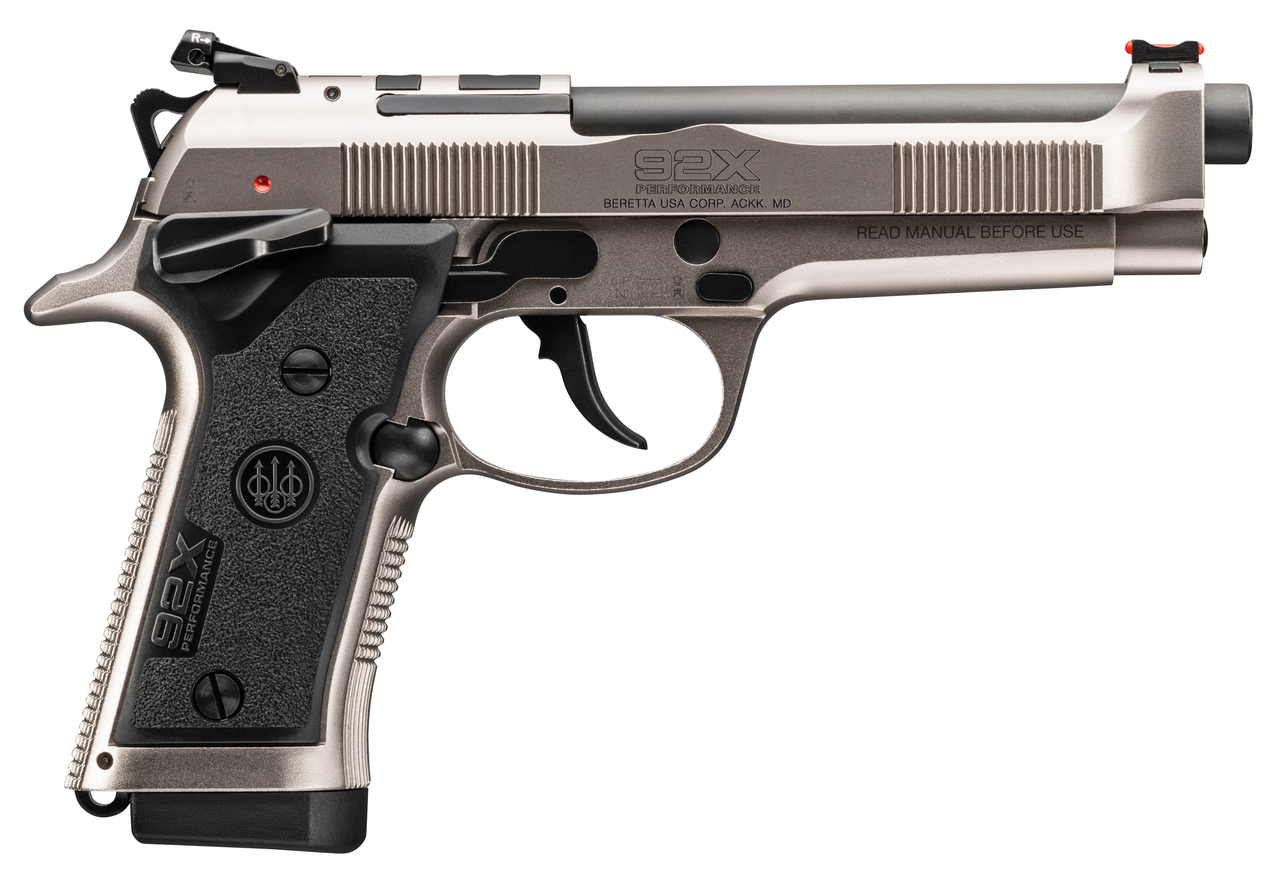 Image of Beretta USA Performance Defensive 9mm Luger 4.90" 15+1 Gray Nistan Red-Dot Optic Ready Nistan Slide J92XRD21 92X