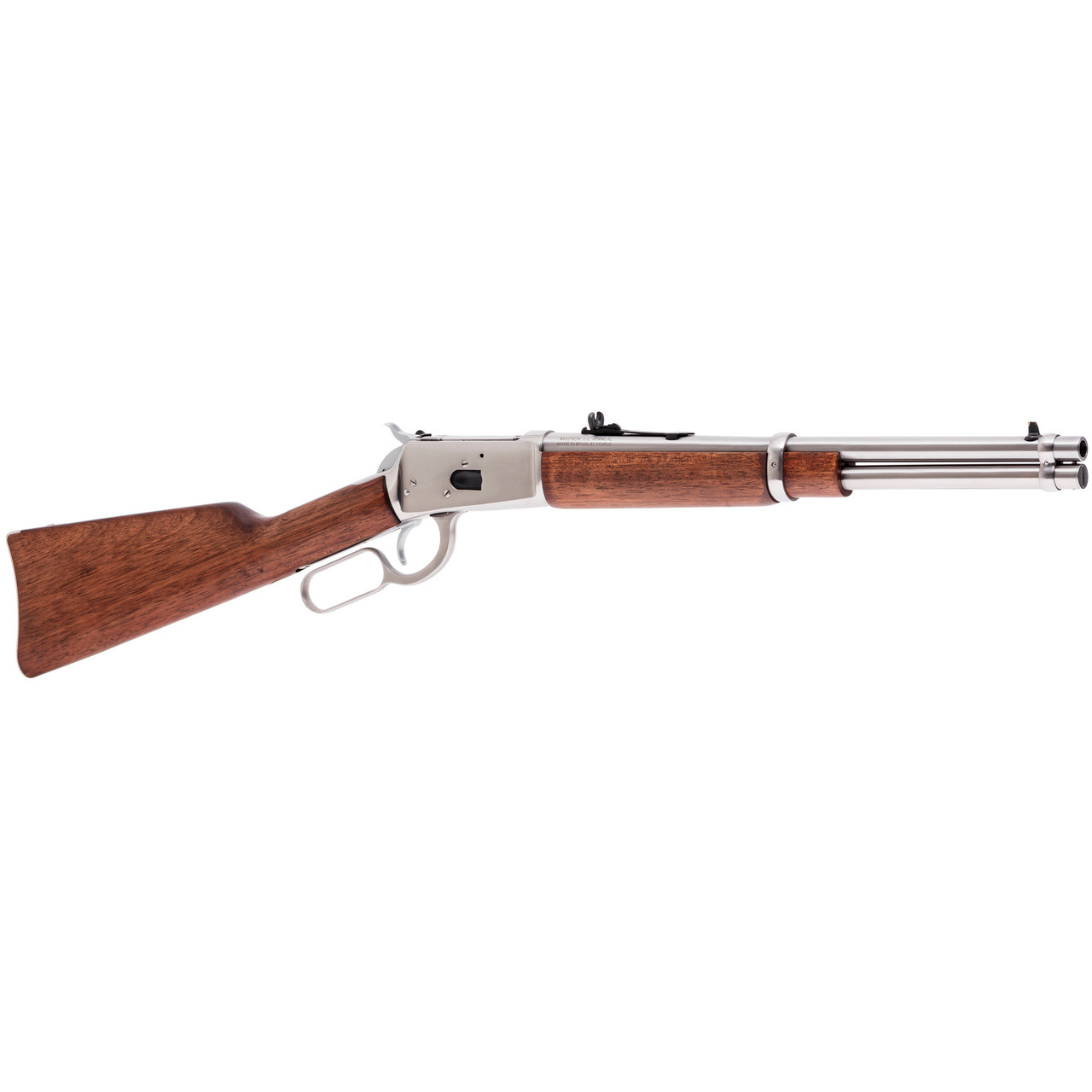 Image of Rossi, R92, Lever Action, 44 Mag, 16" Round Barrel, 8Rd, Stainless Finish, Wood Stock, Adjustable Sights