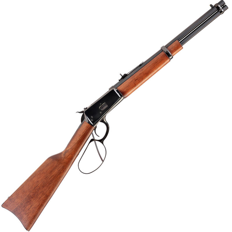 Image of Rossi 923571613L R92 38 Special +P or 357 Mag Caliber with 8+1 Capacity, 16.50" Round Barrel, Polished Black Metal Finish & Brazilian Hardwood Stock Right Hand