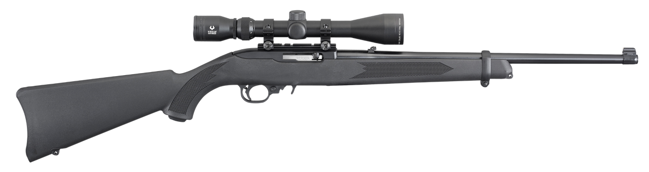 Image of Ruger 31143 10/22 Carbine 22 LR 10+1 18.50" Satin Black Right Hand Viridian EON 3-9x40 Scope