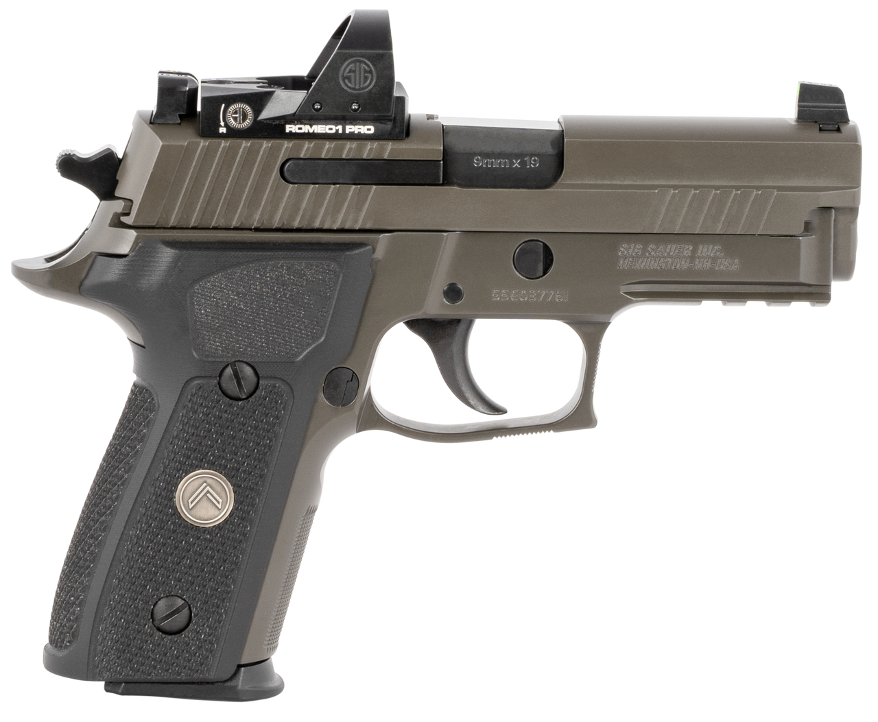 Image of Sig Sauer P229 9mm, Legion RXP, Metal Frame Pistol, Compact, 9MM, Legion Gray, ROMEO1 PRO Reflex Optic