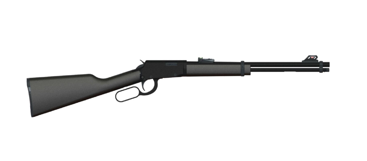 Image of Rossi RL22181SY Rio Bravo 22 LR 15+1 18" Black Synthetic Stock Polished Black Right Hand