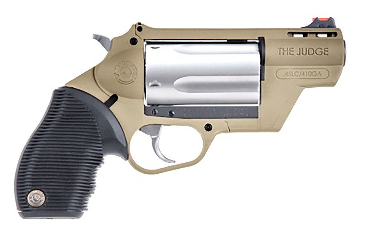 Image of Taurus 2-441029FDE Judge Public Defender 45 Colt (LC)/410 Gauge 5rd 2.50" Flat Dark Earth