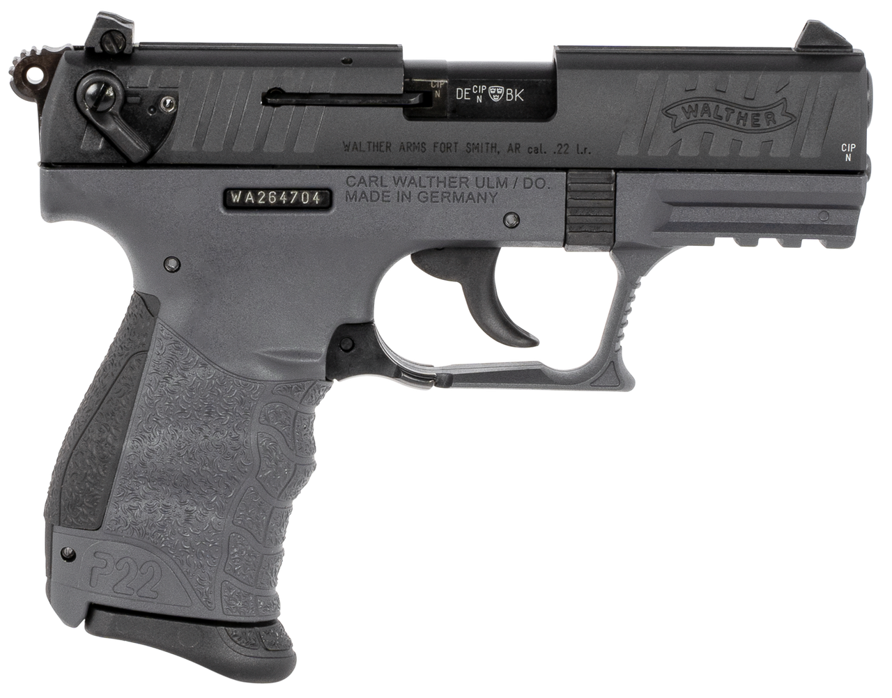 Image of WALTHER P22Q 22 LR TUNGSTEN GRAY 10RD