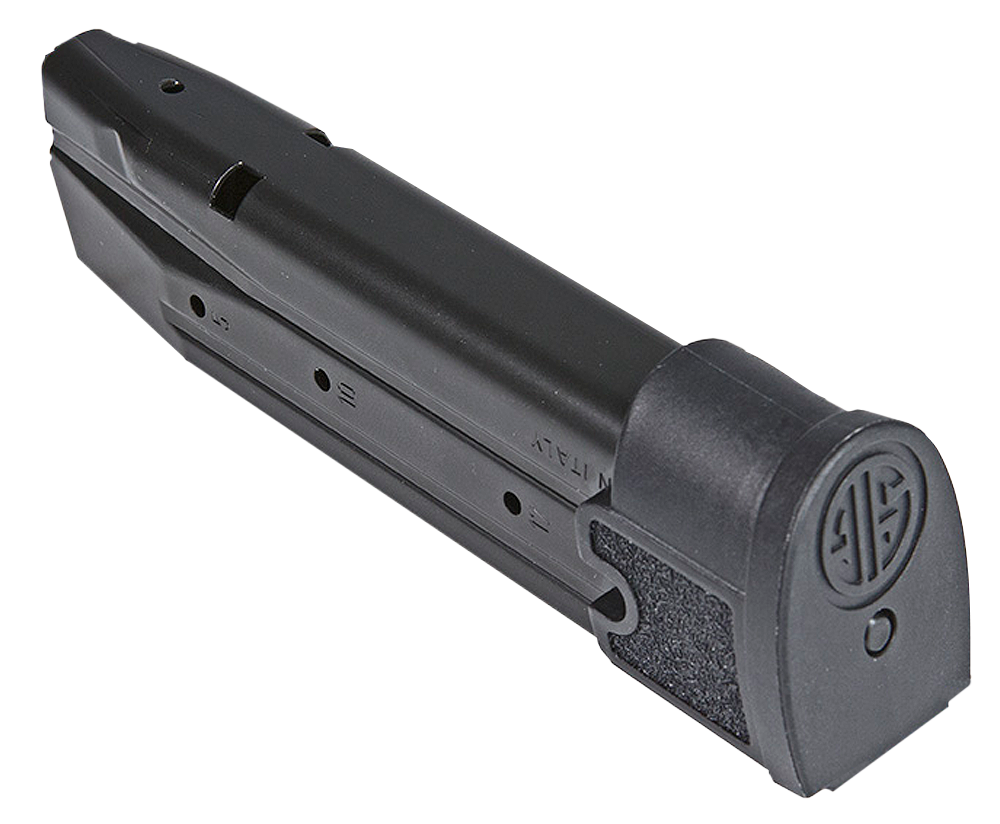 Image of Sig Sauer MAGMODF921 OEM Blued Extended 21rd for 9mm Luger Sig P250, P320, P320 X-Five