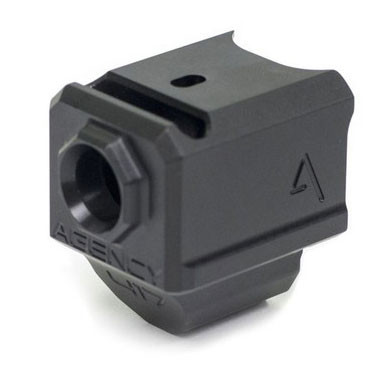 Image of Agency Arms Glock Gen 5 Single Port Comp - Black