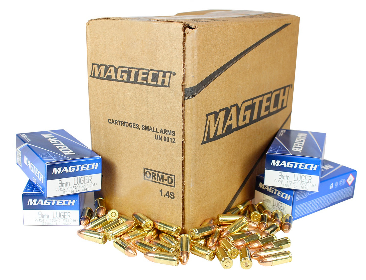 Image of Magtech 9MM, 115gr, FMJ - 1000 Round Case